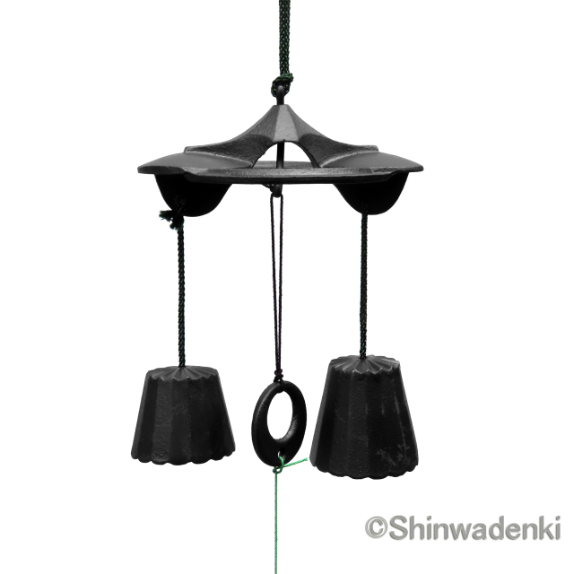 池永鉄工 南部鉄器 風鈴 二重奏 118149 Shinwadenki