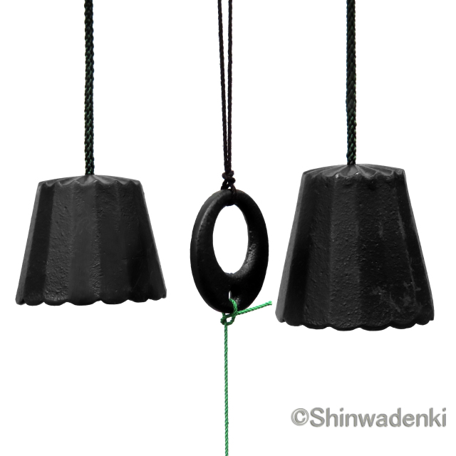 池永鉄工 南部鉄器 風鈴 二重奏 118149 Shinwadenki