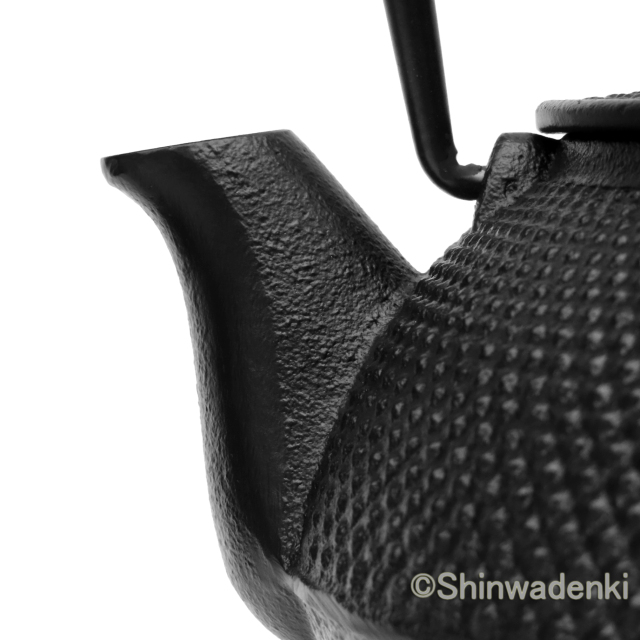 南部鉄器 鉄瓶兼用急須 5型新アラレ