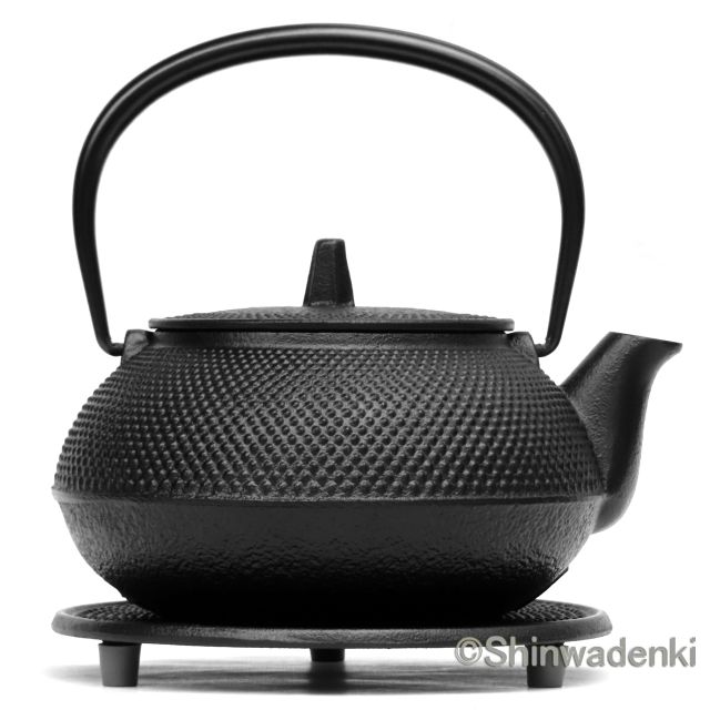 南部鉄器 鉄瓶兼用急須 5型新アラレ