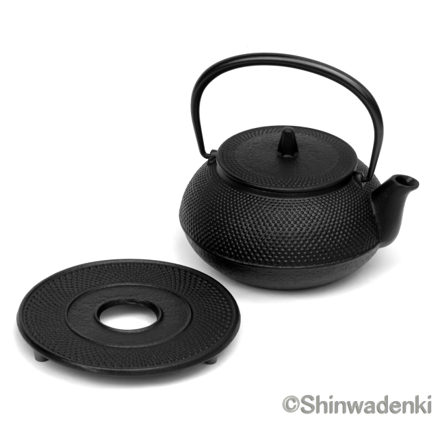 南部鉄器 鉄瓶兼用急須 5型新アラレ