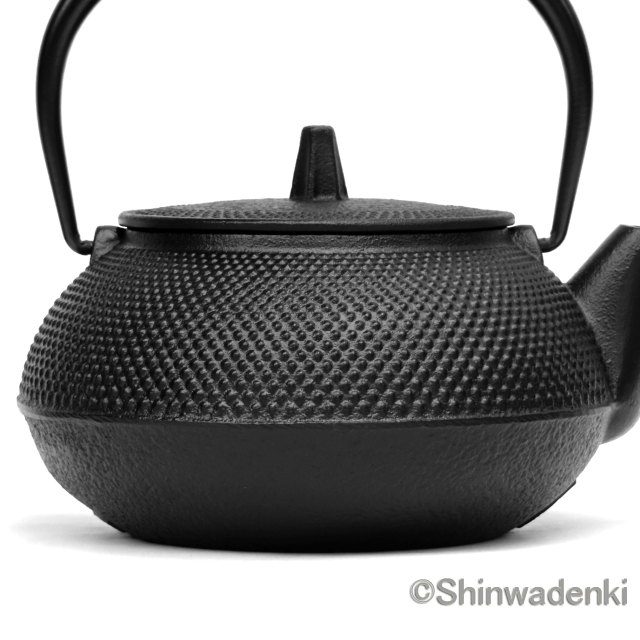 南部鉄器 鉄瓶兼用急須 5型新アラレ