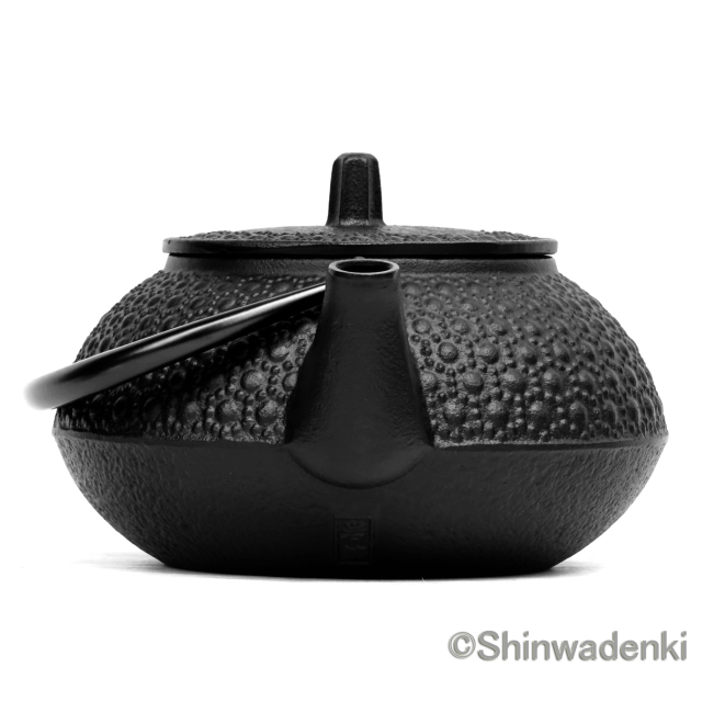 南部鉄器 鉄瓶兼用急須 5型新亀甲