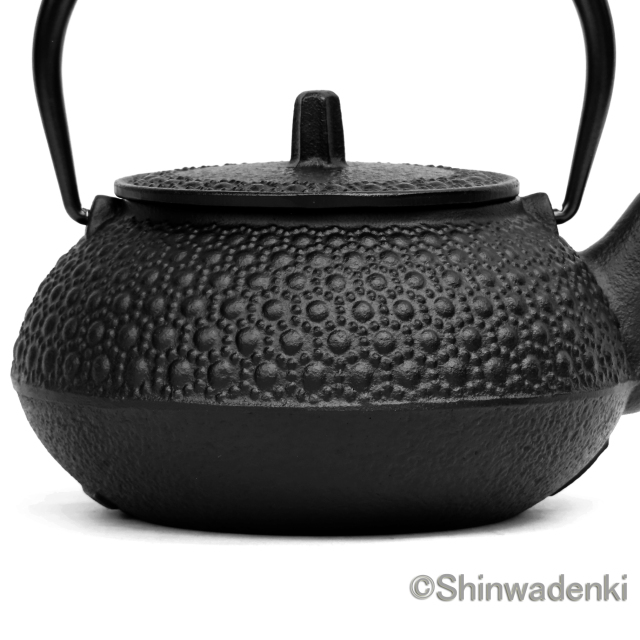 南部鉄器 鉄瓶兼用急須 5型新亀甲