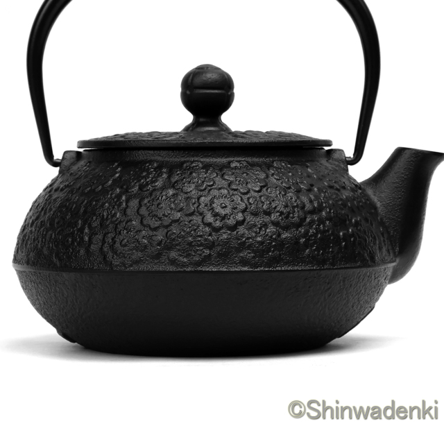 南部鉄器 鉄瓶兼用急須 5型新桜
