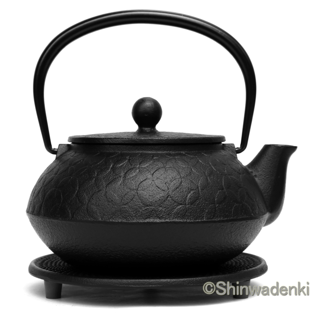 南部鉄器 鉄瓶兼用急須 5型七宝