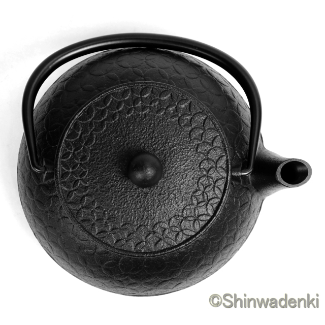 南部鉄器 鉄瓶兼用急須 5型七宝