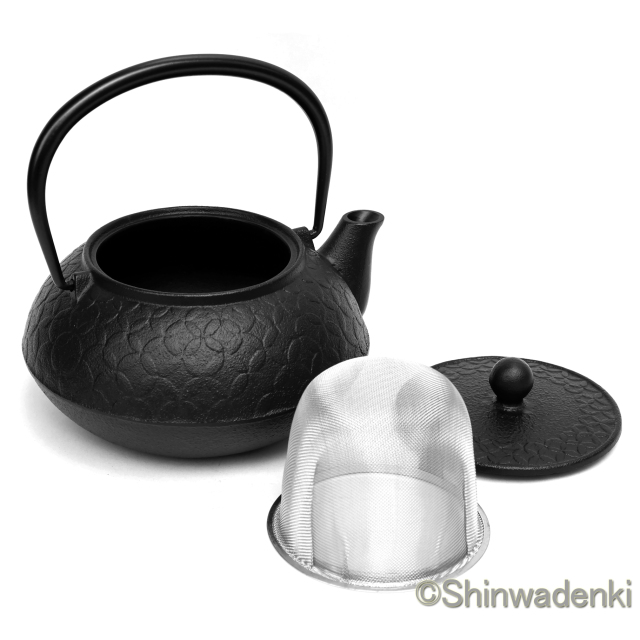 南部鉄器 鉄瓶兼用急須 5型七宝