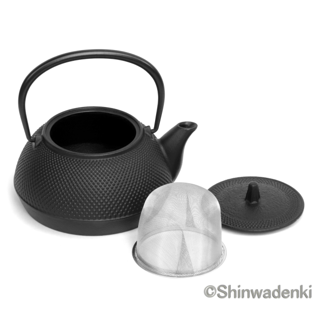 南部鉄器 鉄瓶兼用急須 5型新アラレ