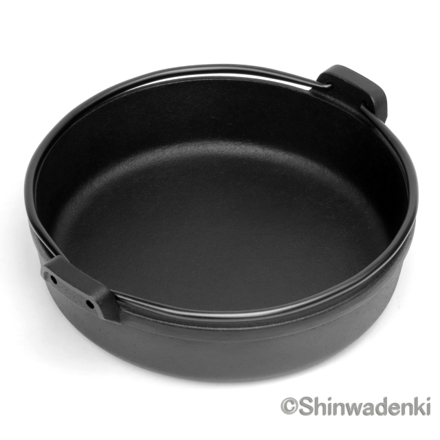 岩鋳 南部鉄器 すき焼き鍋 南部ツル付 20 20037 Shinwadenki