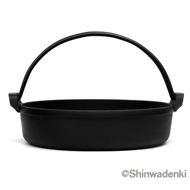 南部鉄器 すき焼き鍋 南部ツル付20cm