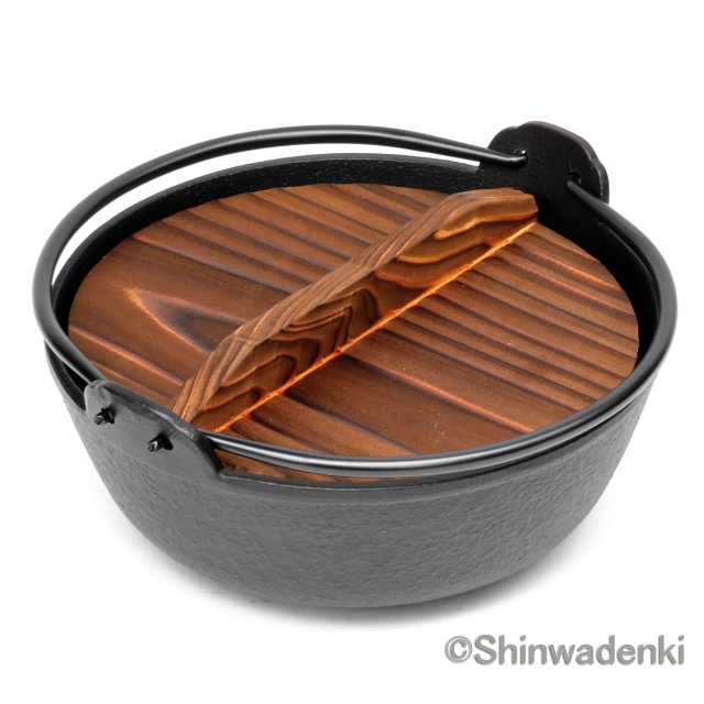 南部鉄器 鉄鍋 ふる里鍋深型16cm