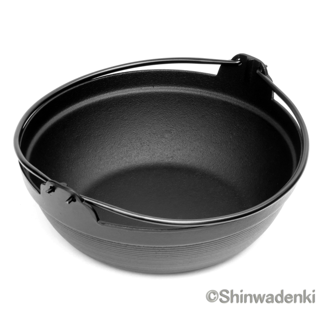 南部鉄器 鉄鍋 ふる里鍋深型24cm