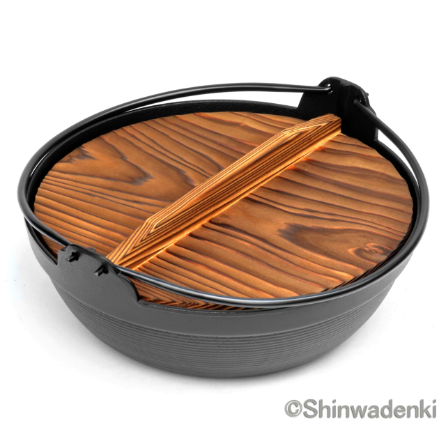 南部鉄器 鉄鍋 ふる里鍋深型24cm