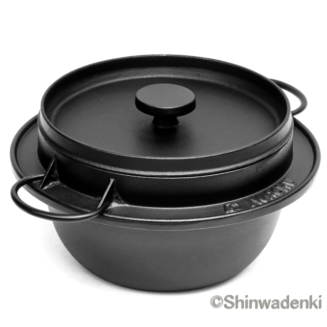 南部鉄器 鉄鍋 ホーロー鍋 ごはん鍋3合炊