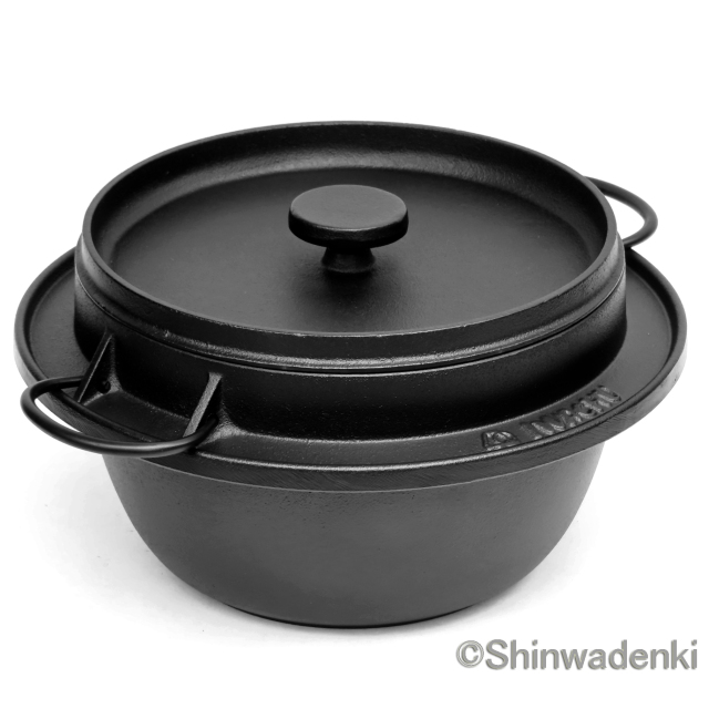 南部鉄器 鉄鍋 ホーロー鍋 ごはん鍋5合炊