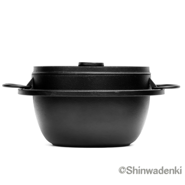 南部鉄器 鉄鍋 ホーロー鍋 ごはん鍋5合炊