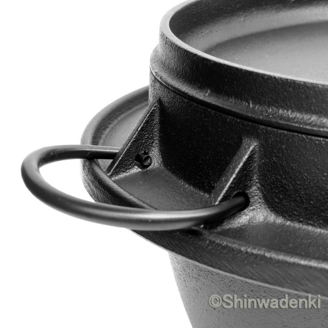 南部鉄器 鉄鍋 ホーロー鍋 ごはん鍋5合炊