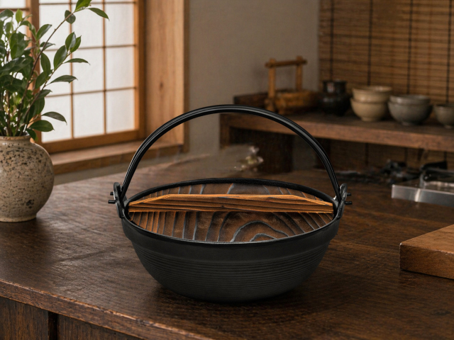 南部鉄器 鉄鍋 ふる里鍋深型21cm