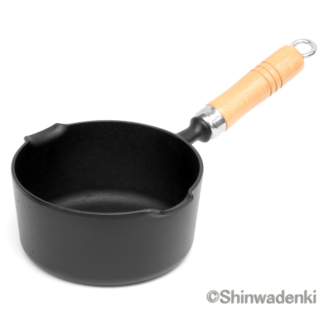 南部鉄器 鉄鍋 天ぷら鍋 揚げ物鍋 ミルクパン 片手鍋16cm