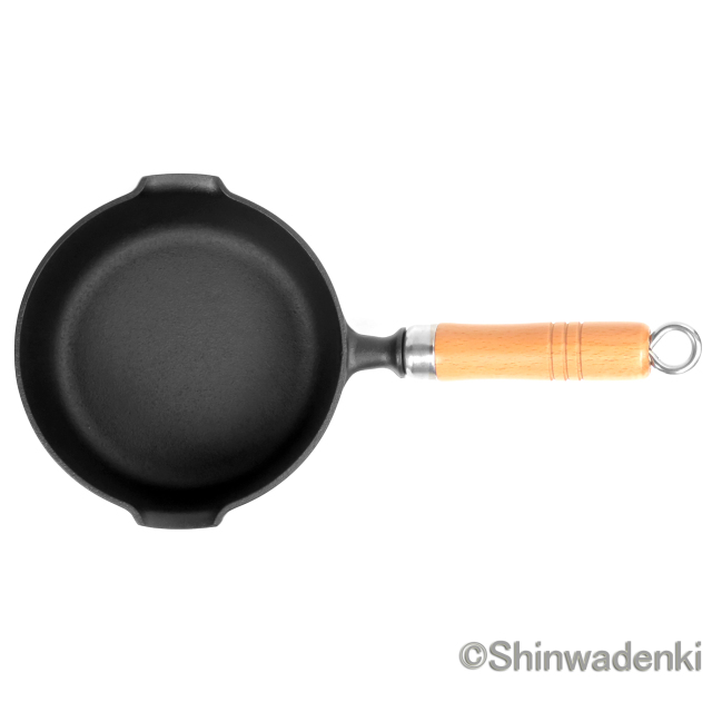 南部鉄器 鉄鍋 天ぷら鍋 揚げ物鍋 ミルクパン 片手鍋16cm