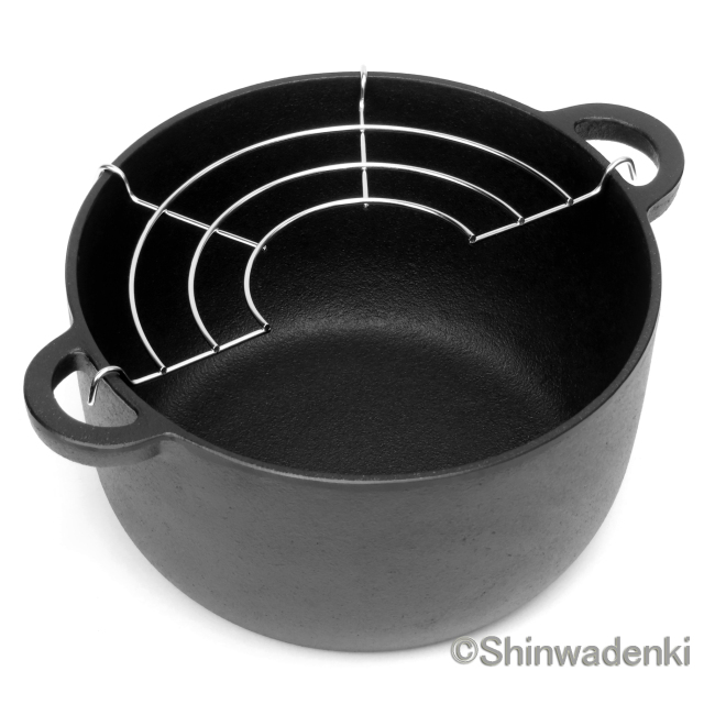 南部鉄器 フォンデュ兼用ミニ天ぷら鍋