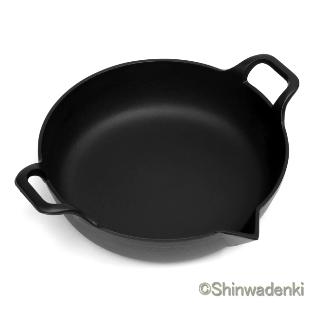 南部鉄器 天ぷら鍋平底25