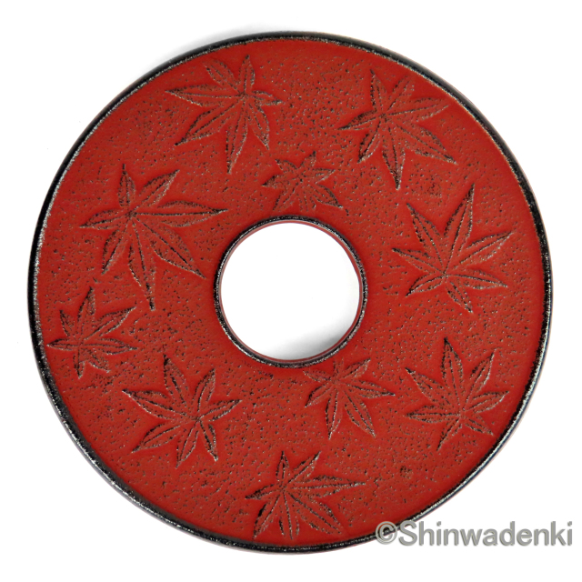 南部鉄器 釜敷 楓