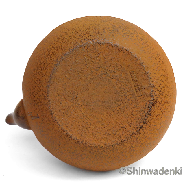 南部鉄器 鉄瓶 姥口葡萄 錆色