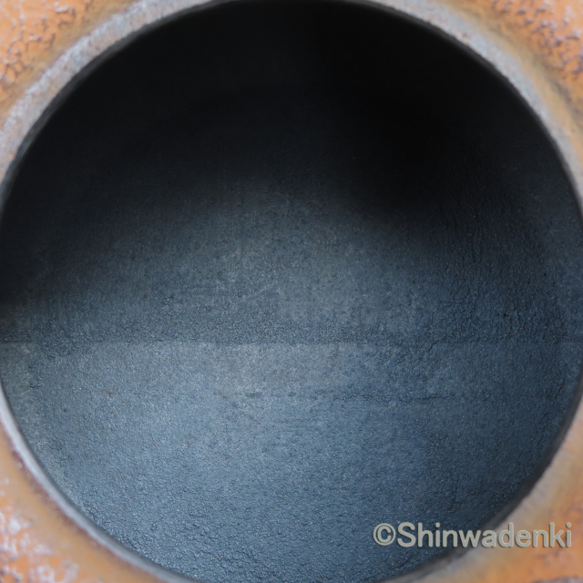 南部鉄器 鉄瓶 姥口葡萄 錆色