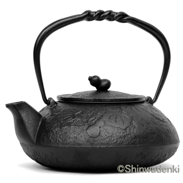 南部鉄器 鉄瓶兼用急須 小鉄瓶 瓢
