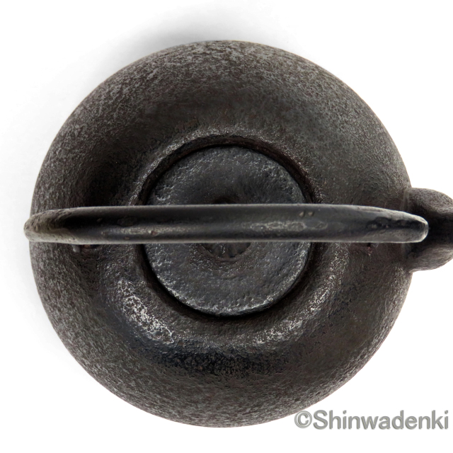 紅蓮堂 葛巻元作 南部鉄器 特製品 丸形鉄瓶 月光 1L 黒仕上げ