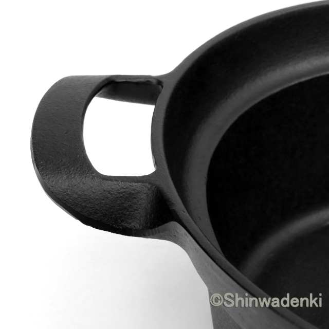南部鉄器 鉄鍋 揚げ物鍋22cm IC-011 Shinwadenki