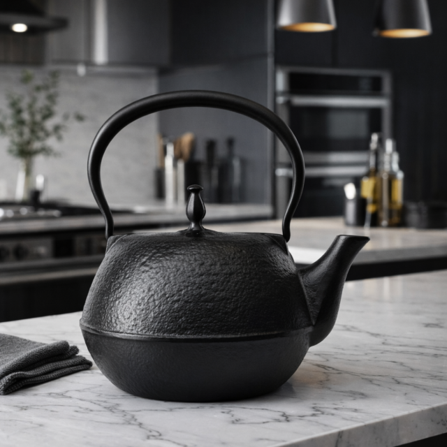 南部鉄器 鉄瓶 丸南部型