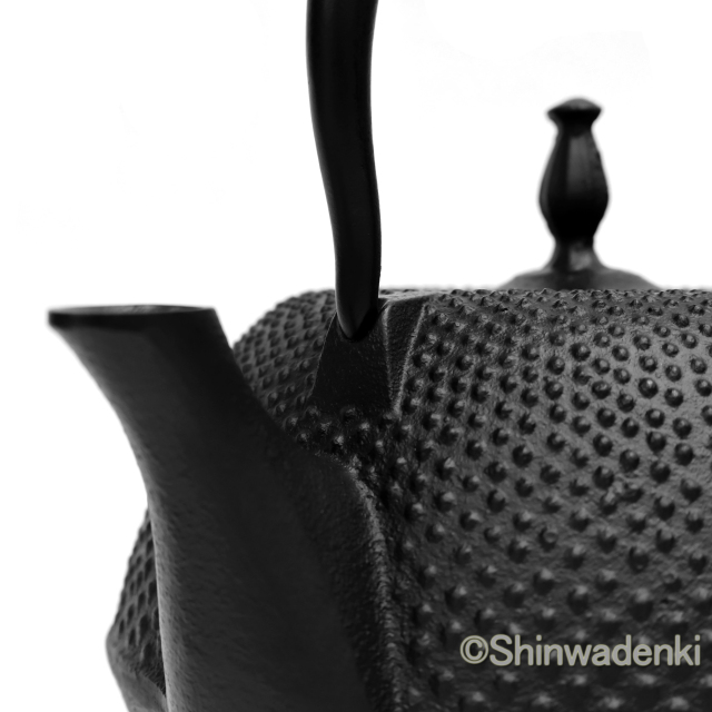 南部鉄器 鉄瓶 丸南部アラレ