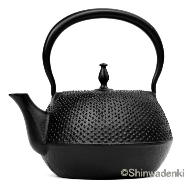南部鉄器 鉄瓶 丸南部アラレ