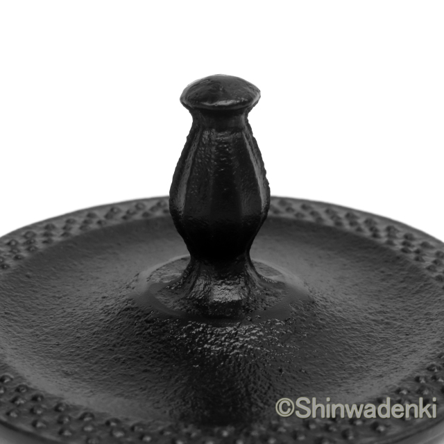 南部鉄器 鉄瓶 丸南部アラレ 1.2L MT-214 Shinwadenki