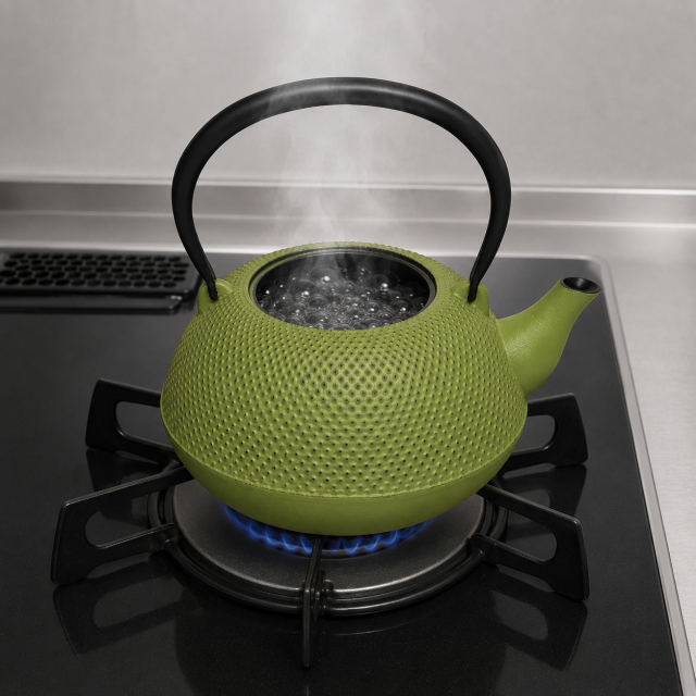 南部鉄器 鉄瓶 眞 小
