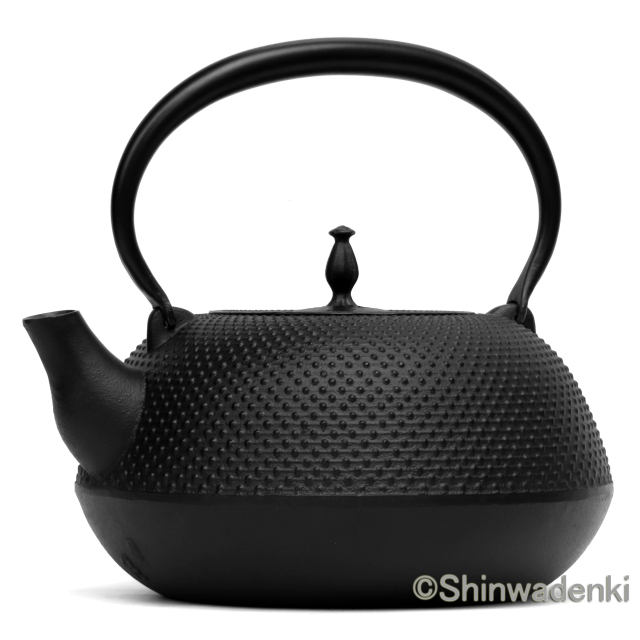 南部鉄器 鉄瓶 眞 黒 大