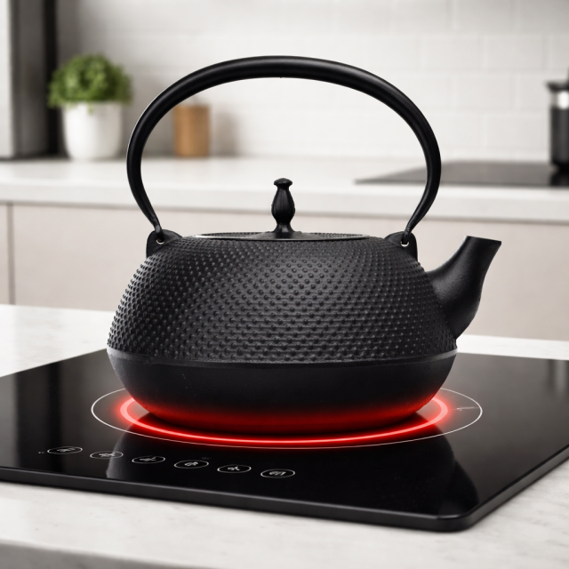 南部鉄器 鉄瓶 眞 黒 大