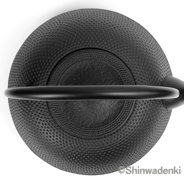 南部鉄器 鉄瓶 眞 黒 大