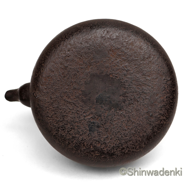 南部鉄器 鉄瓶 平丸小肌