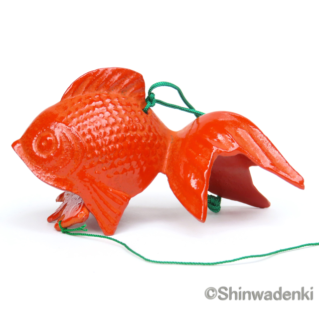 南部鉄器 泳ぐ魚風鈴 金魚