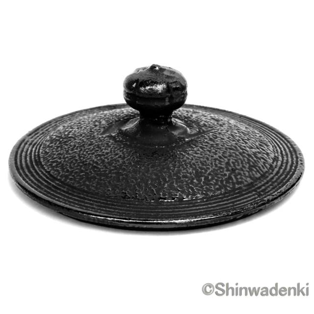 南部鉄器 鉄瓶 平丸菊 OH-301 Shinwadenki
