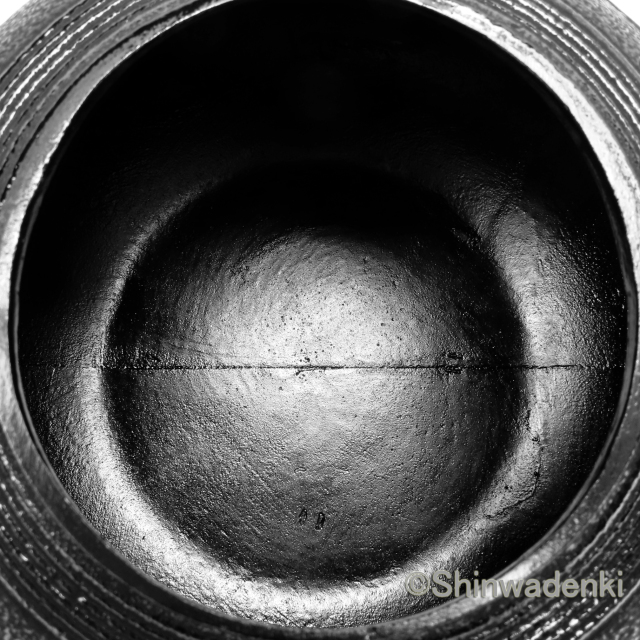 南部鉄器 鉄瓶 平丸菊