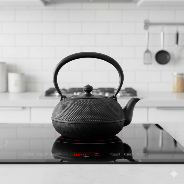 南部鉄器 鉄瓶 姥口アラレ