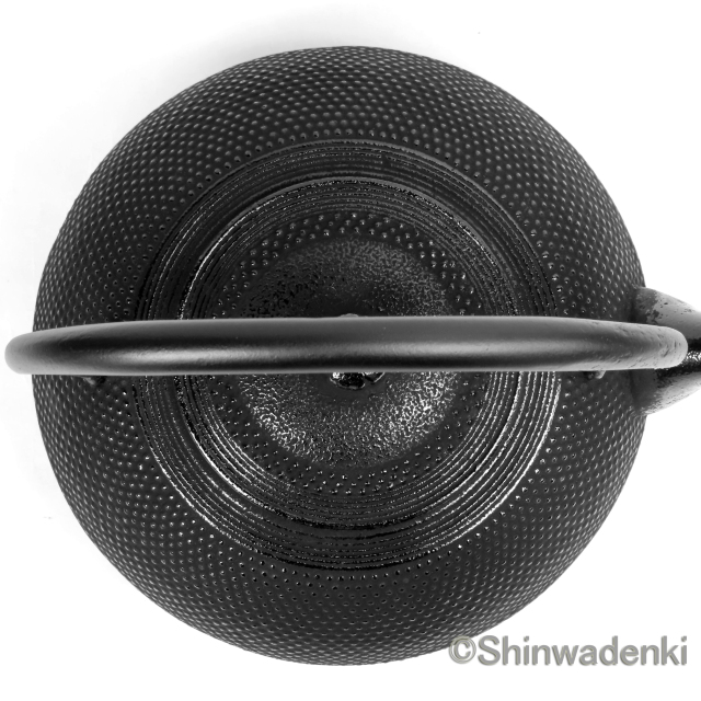 南部鉄器 鉄瓶 平丸アラレ