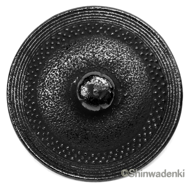 南部鉄器 鉄瓶 平丸アラレ