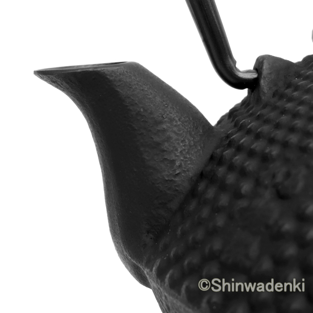 南部鉄器 急須兼用 鉄瓶 算玉アラレ