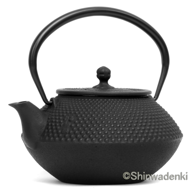 南部鉄器 急須兼用 鉄瓶 算玉アラレ